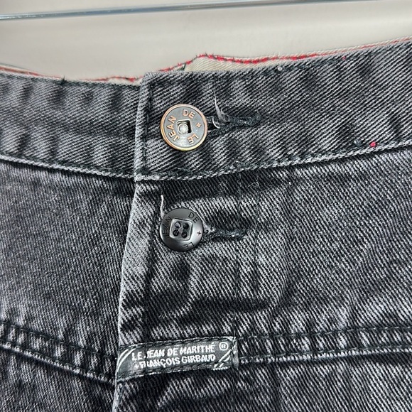 Vintage 90’s Marithe Francois Girbaud Mens Denim Jeans Black 36 M 100% Cotton - Picture 8 of 15